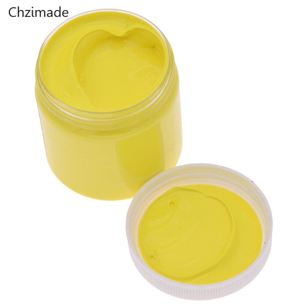 Litchi vie acrylique Pigment colorant peinture Collocation auto-adhésif sérigraphie maille transfert pochoir bricolage tissu: dark yellow 
