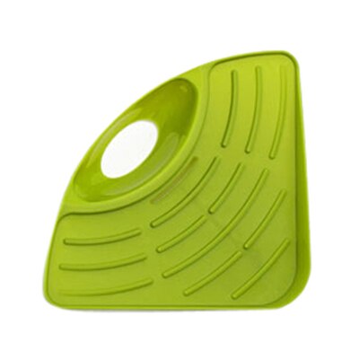 Kitchen Sink Caddy Sponge Holder Scratcher Holder Cleaning Brush Tray Sink Organizer: Green