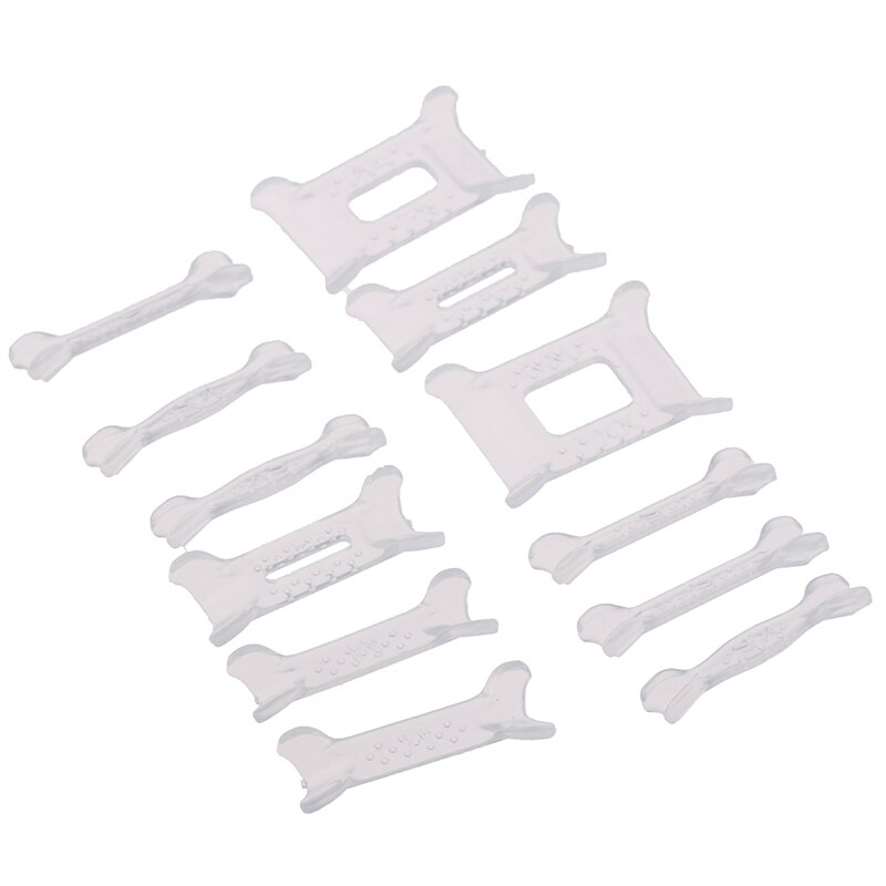 12 stuks/set onzichtbare ringmaatversteller voor losse ringmaatverkleiner afstandsringbeschermer
