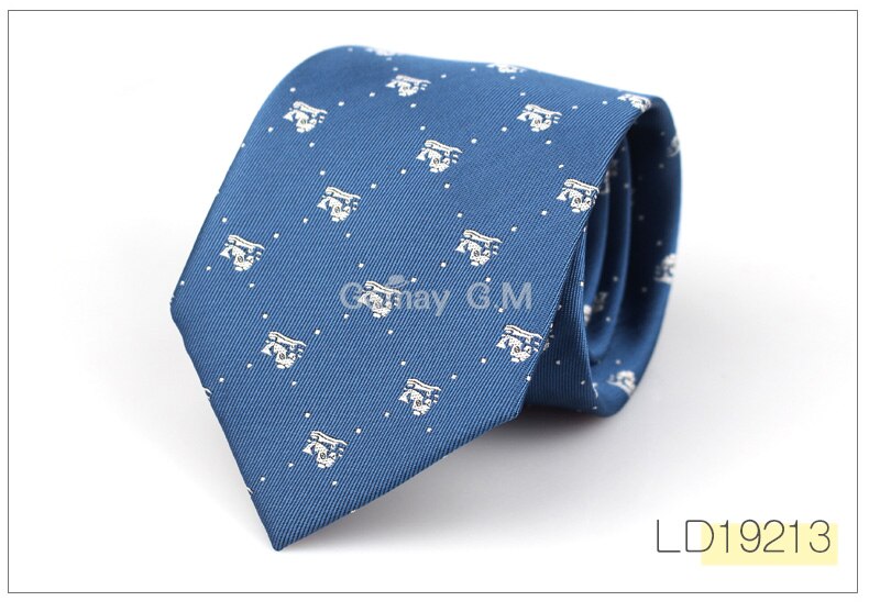 Männer Krawatten für Geschäft Formale Hochzeit Krawatte für Männer 8cm Streifen Punkte Krawatte Anzüge Krawatte Jacquard Krawatte: LD19213