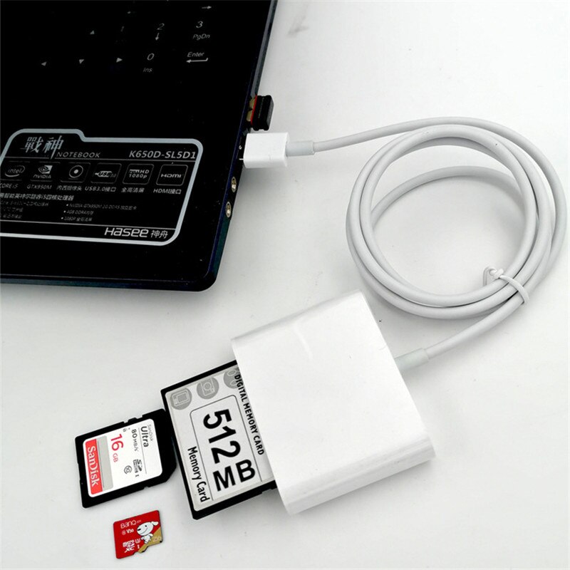 Original! 3 in 1 Card Reader for CF SD TF Card Ada... – Vicedeal