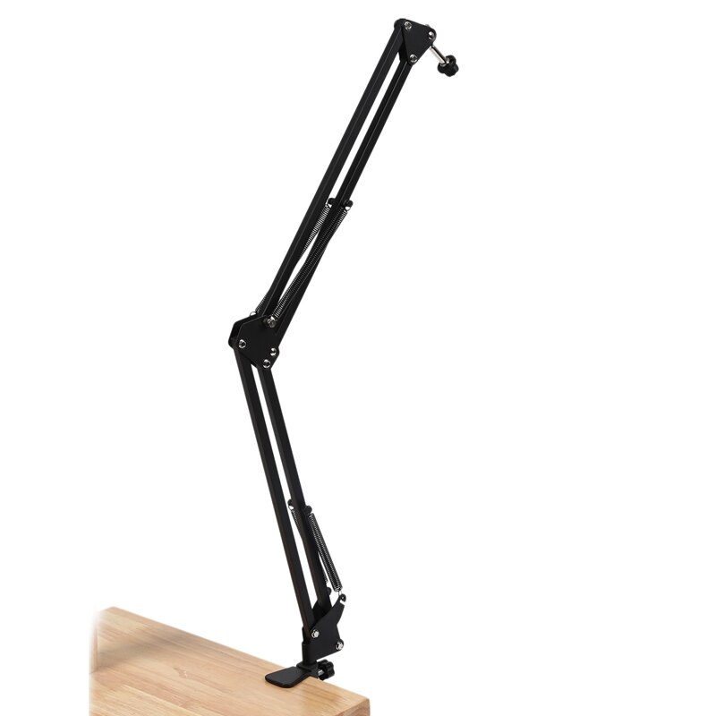 RISE-Pro Microphone de bureau Suspension ciseaux bras pied de micro Table pince de montage pour Samson bleu Yeti boule de neige