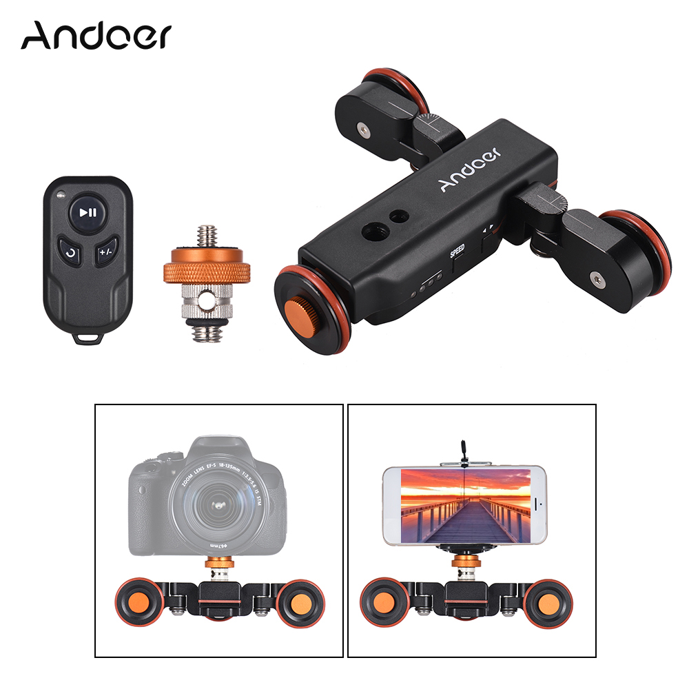 Andoer L4 Pro Mini Spoor Slider Draadloze Afstandsbediening Gemotoriseerde Camera Slide Video Voor Canon Nikon Sony Dslr Camera Smartphone
