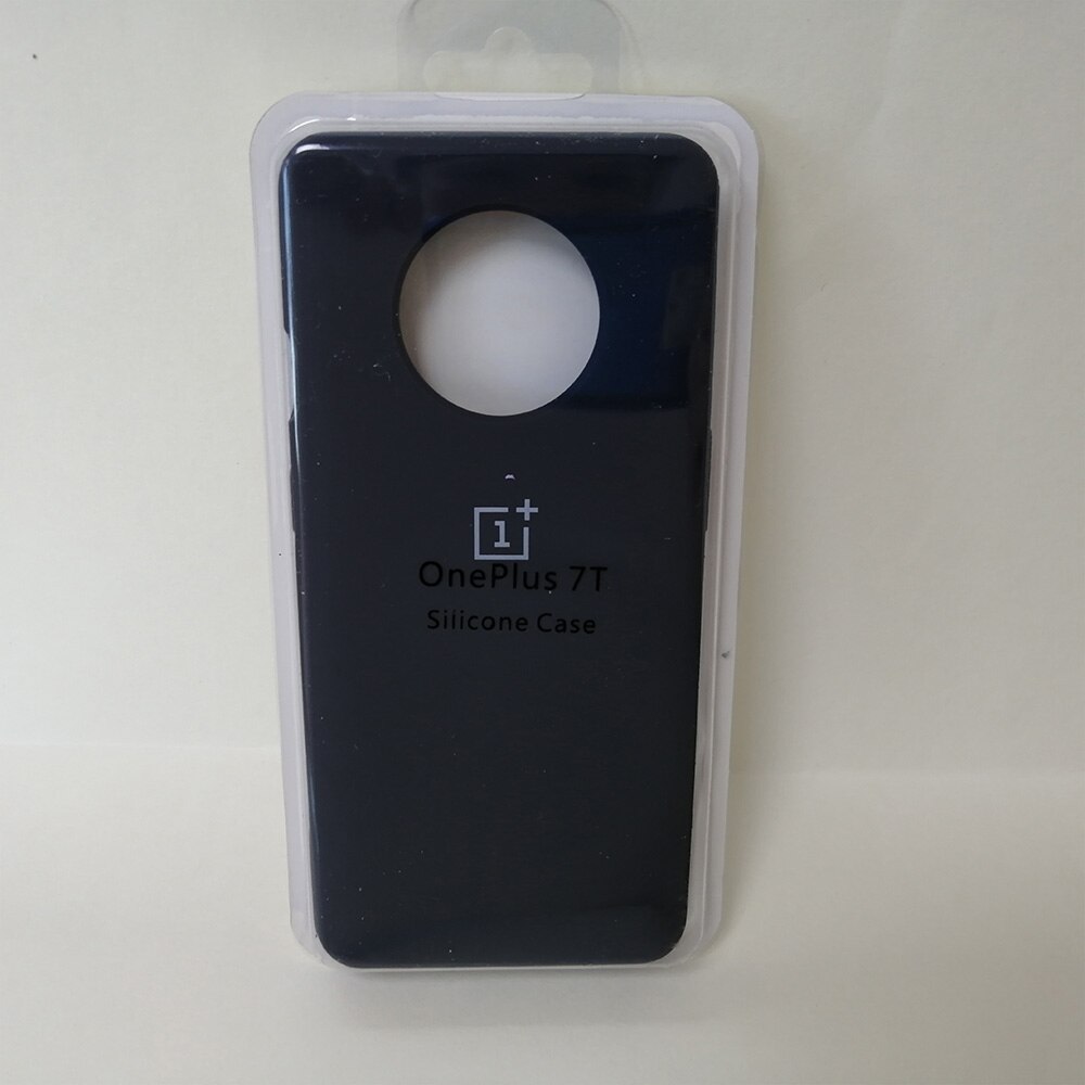 Funda Oneplus 7T de lujo de de silicona líquida protección suave Oneplus 7 Pro Funda Oneplus 7 Funda a prueba de golpes Funda: Oneplus 7 Pro / Dark Blue