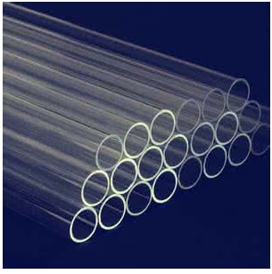 Tube de four de Quartz/OD * épaisseur * L = 45*40mm * 200mm/tube de quartz clair à haute température/haute pureté