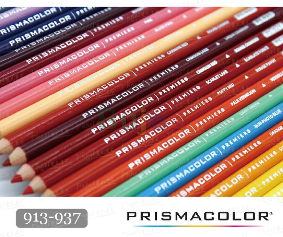 Original Prismacolor premier Oily Colored Pencils Single color PC913-937 Water Color Lapices Lapis De Cor For Adult Coloring