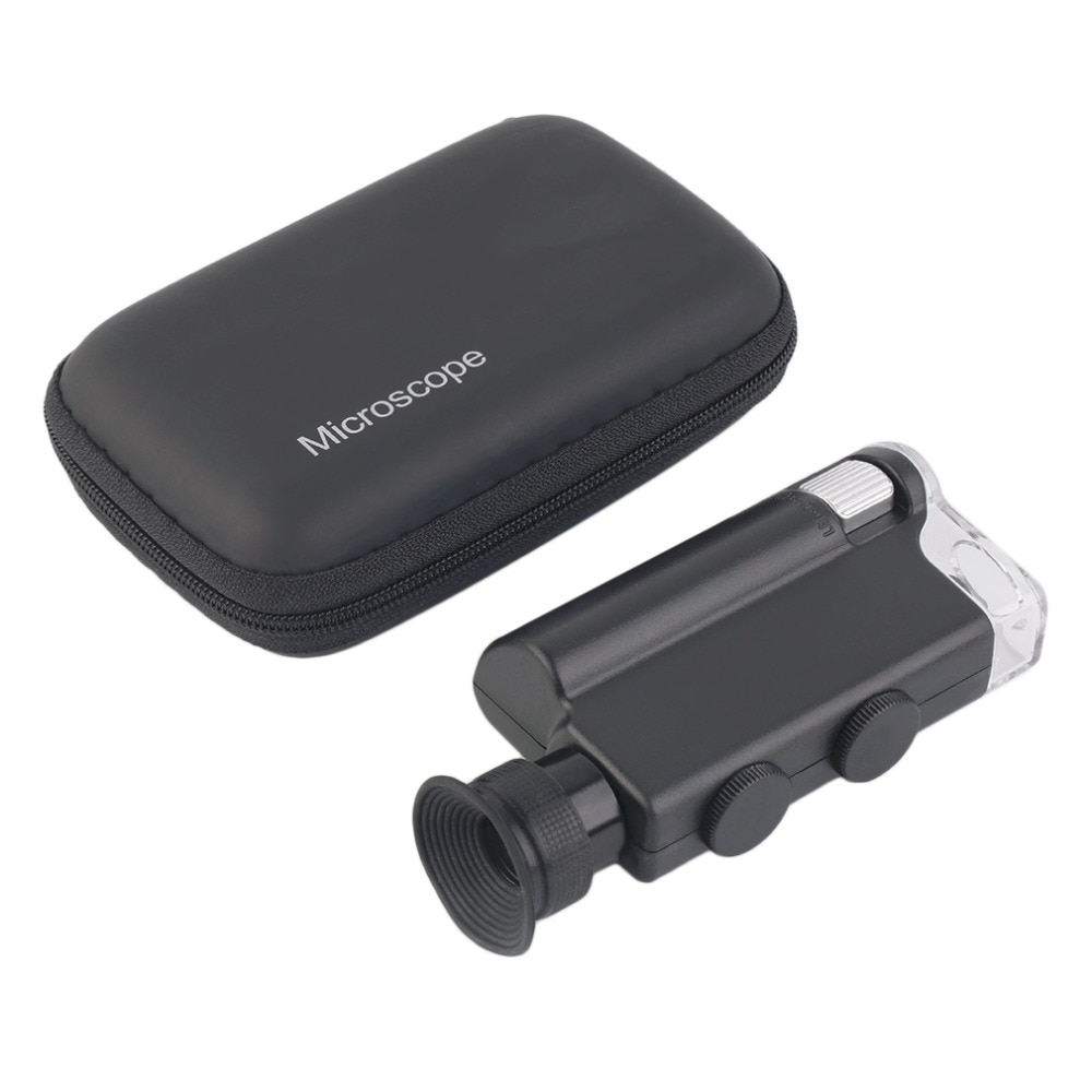 7€82 sur Hot Mini microscope portable de poche 200X ~ 240X poche LED Lampe  Loupe Zoom - Accessoires pour drones - Achat & prix