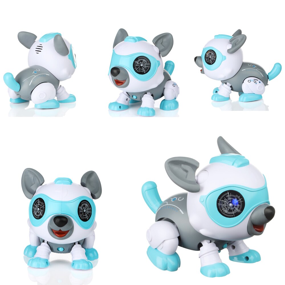Robot electrónico inteligente con Control de voz/táctil para niños, cachorro interactivo, educativo inteligente, 1 Perro Robot