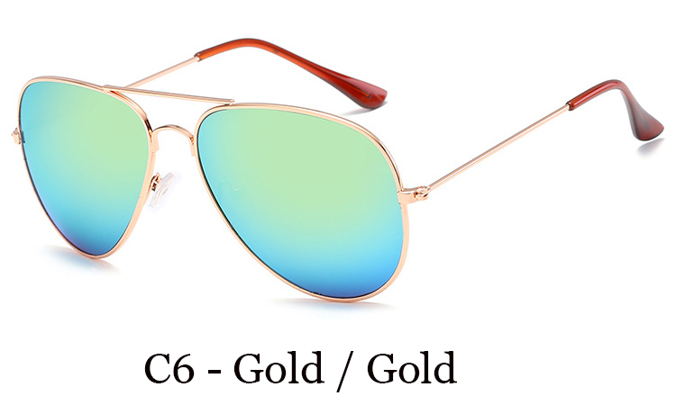 NODARE 3026 Pilot Sunglasses Women/men Classic Brand Aviation Sun glasses Retro Outdoor Driving Oculos De Sol 3025: C6
