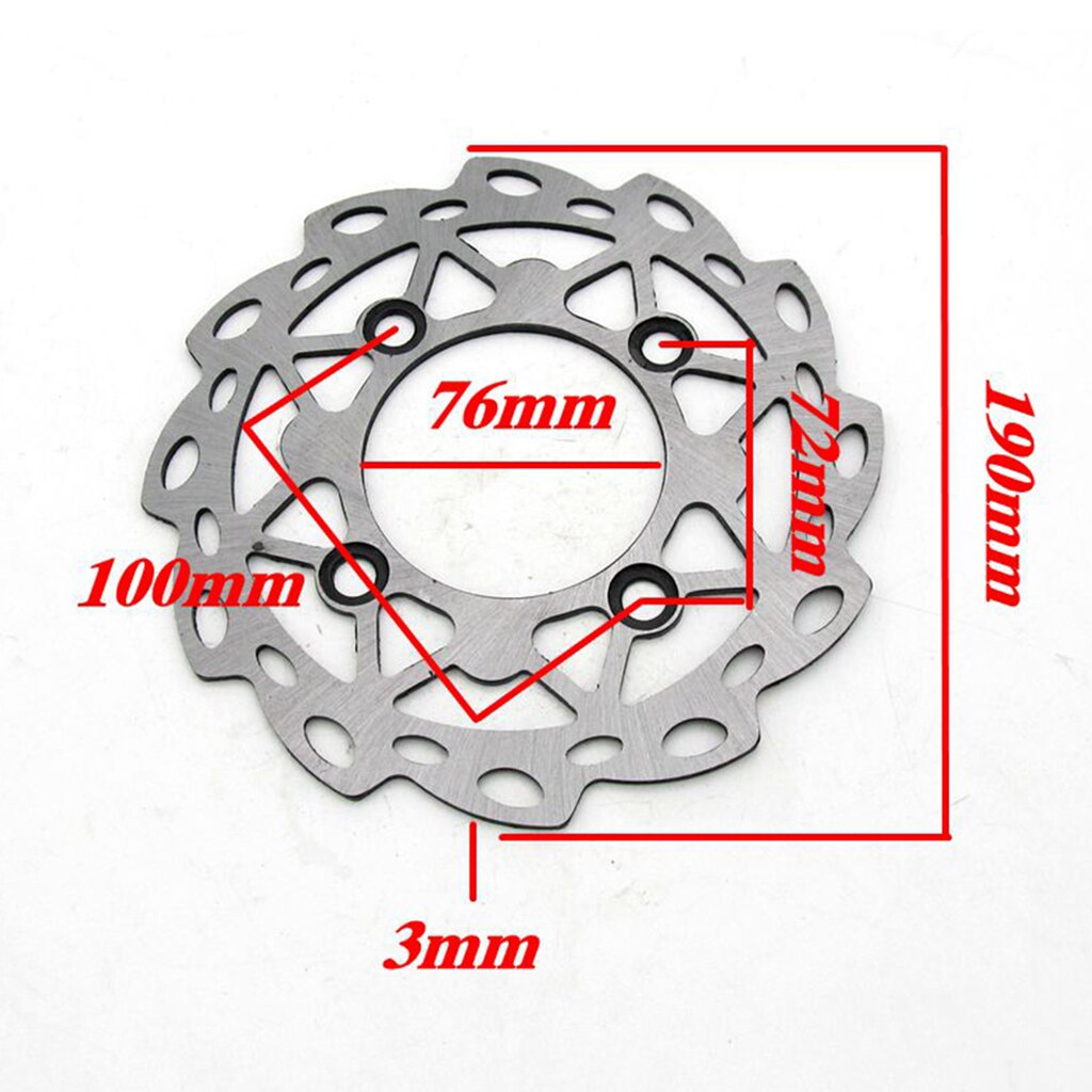 Takajarrulevy 190mm thumpstar atv:lle 125cc 140cc 150cc 160cc