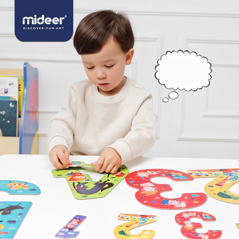 MiDeer Baby Puzzle Spiele Bildung Kleinkind 2 Jahre + 15Stck Anzahl Kreative Intelligenz Märchen Nizza Verpackung Für freundlicher