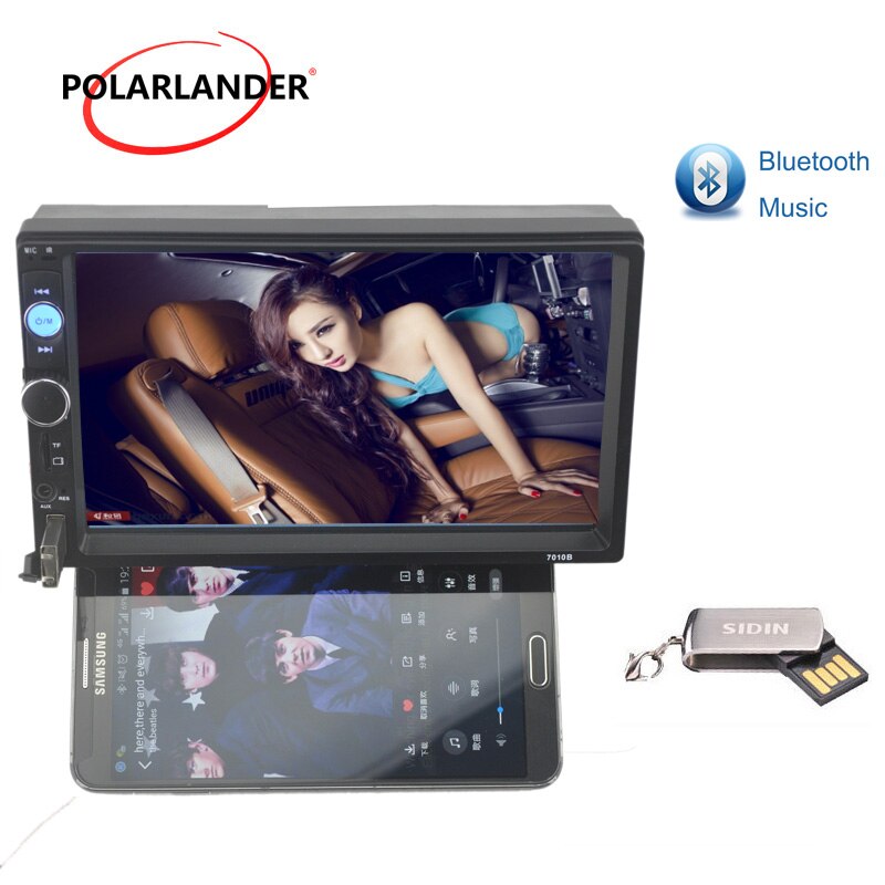 Touch screen 2 din with rear camera stereo MP5 player Bluetooth 9 languages car radio mirrori link 6.2 inch