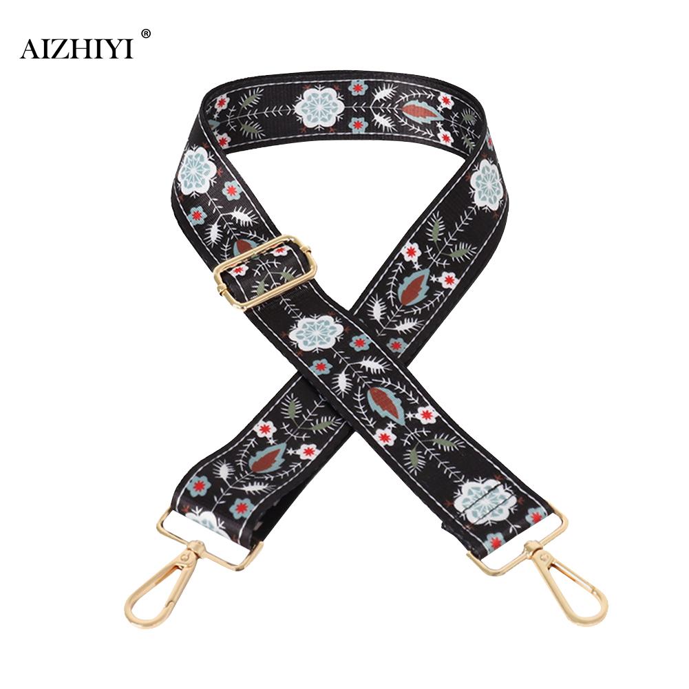Vrouwen Koreaanse Mode Schoudertas Vintage Etnische Kleurrijke Bloem Onderarm Tas Portemonnee Voor Vrouwen Schoudertas Met Rits En Aangepaste Riem Crossbody Tas Blauw