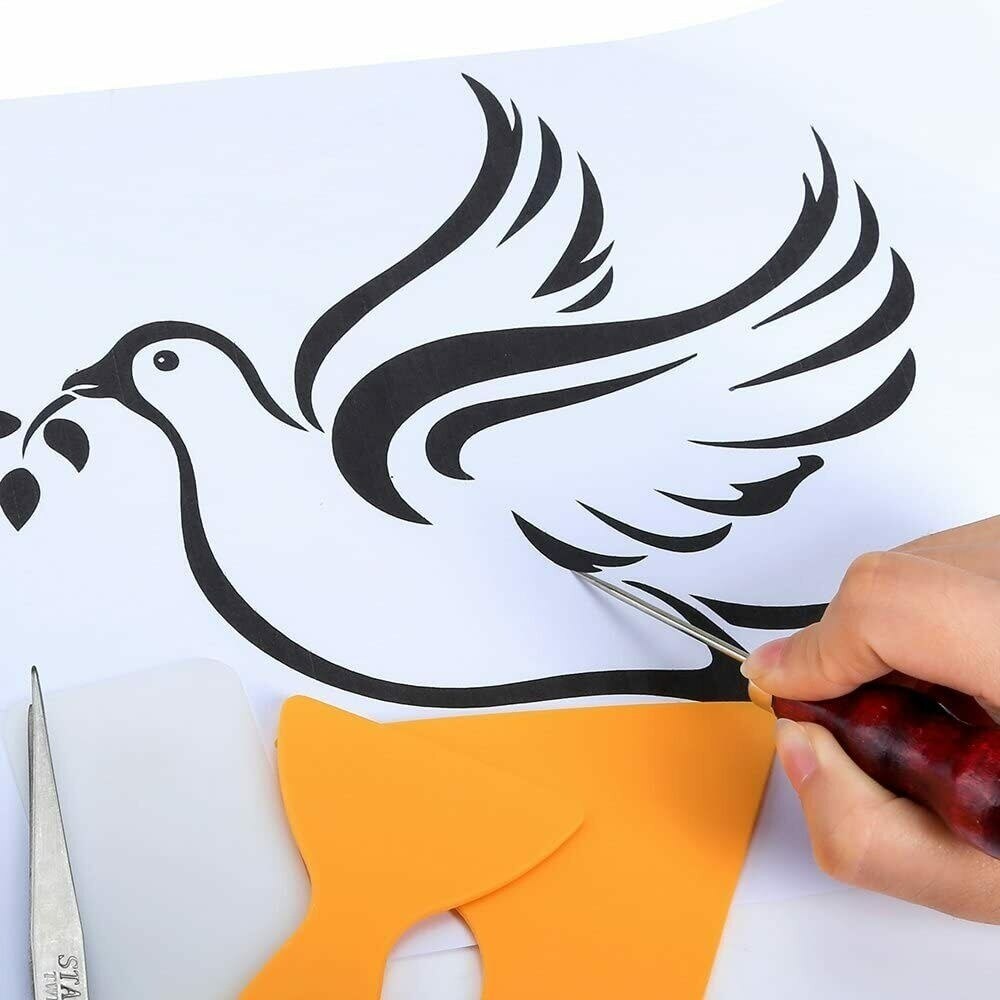 10 Pieces Craft Weeding Tools Set Craft Vinyl Tools for Weeding Vinyl Handcraft Tool