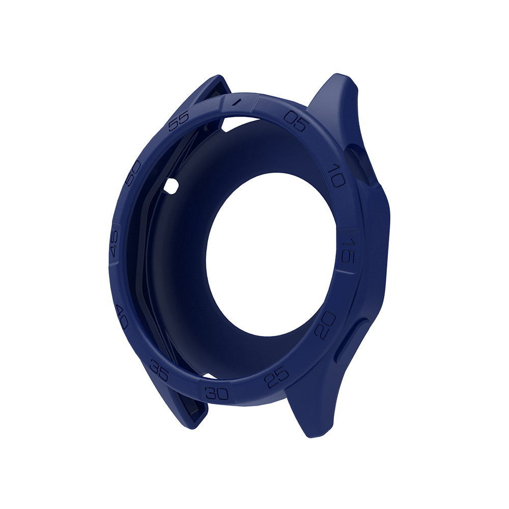 Silikonerem til huawei watch  gt4 gt5 46mm udskiftningsurrem + beskyttende etui: Blå