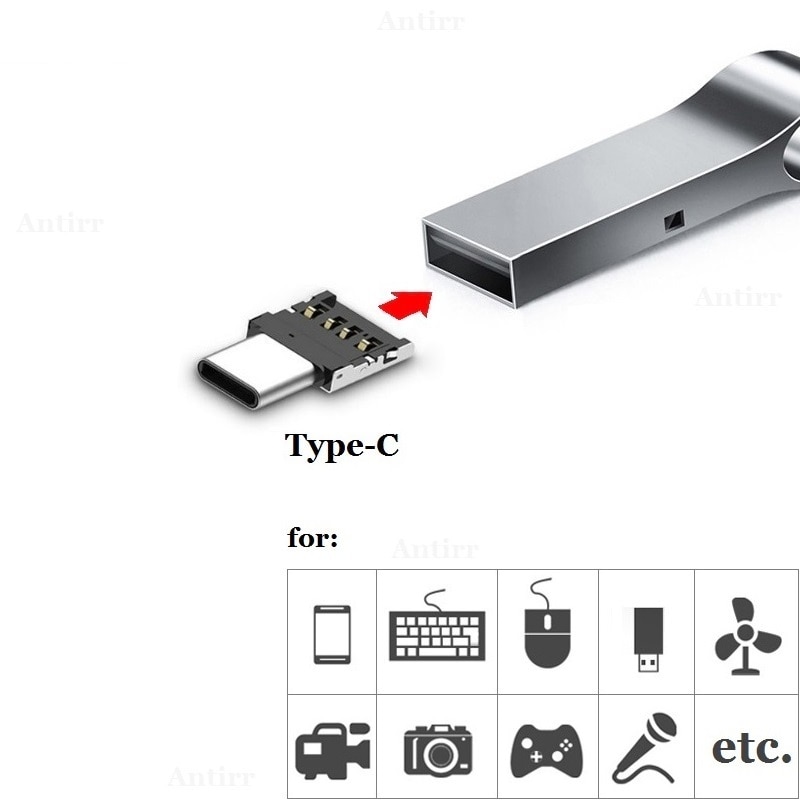 Usb C Z Cze Typu C Usb Rodzaj C M Skie Na Usb E Skie Adapter Przej Ci Wka Otg Na Tablet Z