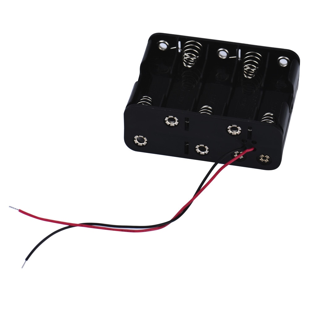 10 AA 2A batería 15V caja de soporte con alambre pequeño equipo electrónico portátil pequeño volumen Paquete de batería colector de plástico # YL10