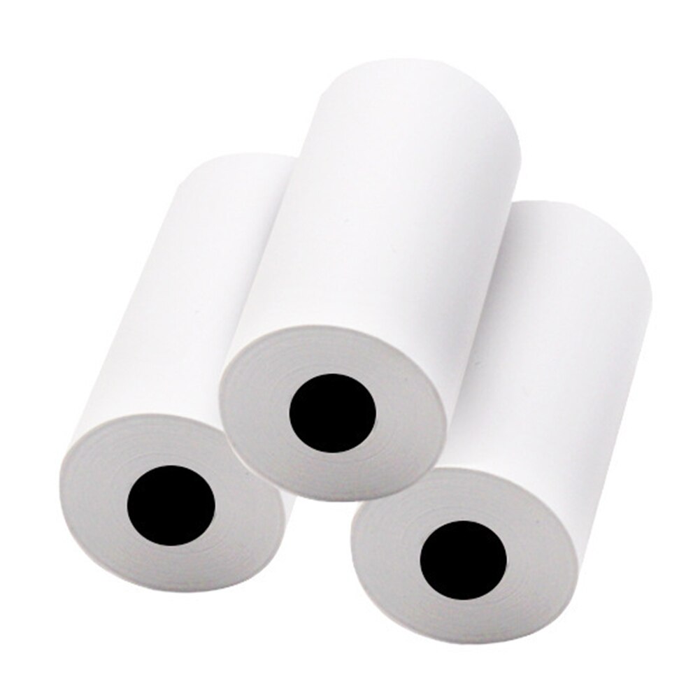 10rolls Instant Print Wood Pulp Smooth Portable Kids Camera White Accessories Transfer Universal Thermal Paper