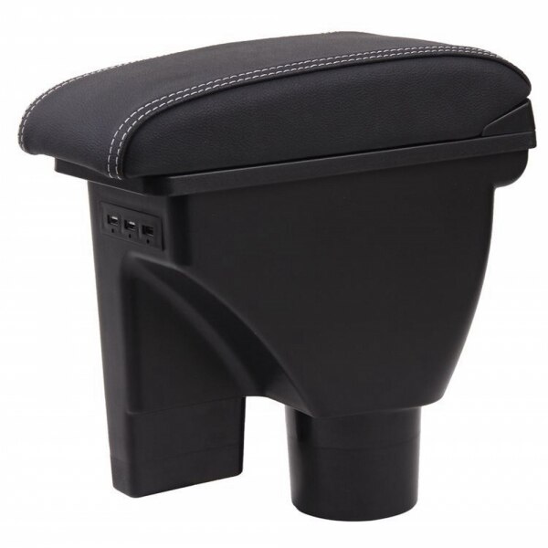 Dla Hyundai Getz podłokietnik ze schowkiem Hyundai Getz samochód uniwersalny schowek robić podłokietnika centralnego: czarny biały linia