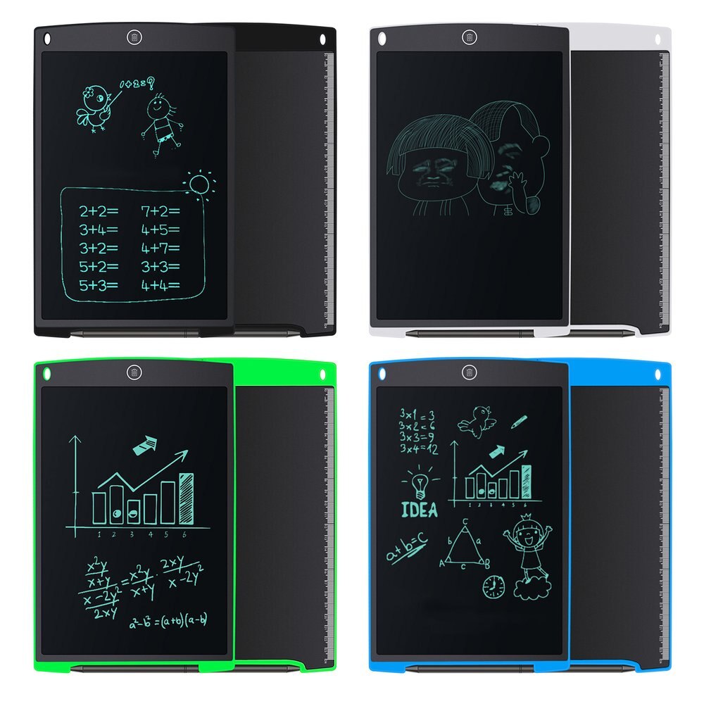 12-Inch Portable LCD Handwriting Board With Pen Electronic Writing Pad Kids & Adults Drawing Tablet Notepad For Home Office