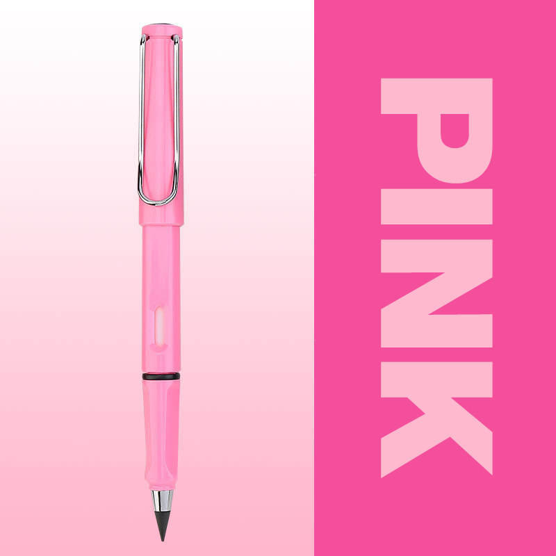 Technology No Ink Pen Unlimited Writing Pencils No Cutting Students Magic Pencils For Writing Art Sketch Painting Tools: Pink