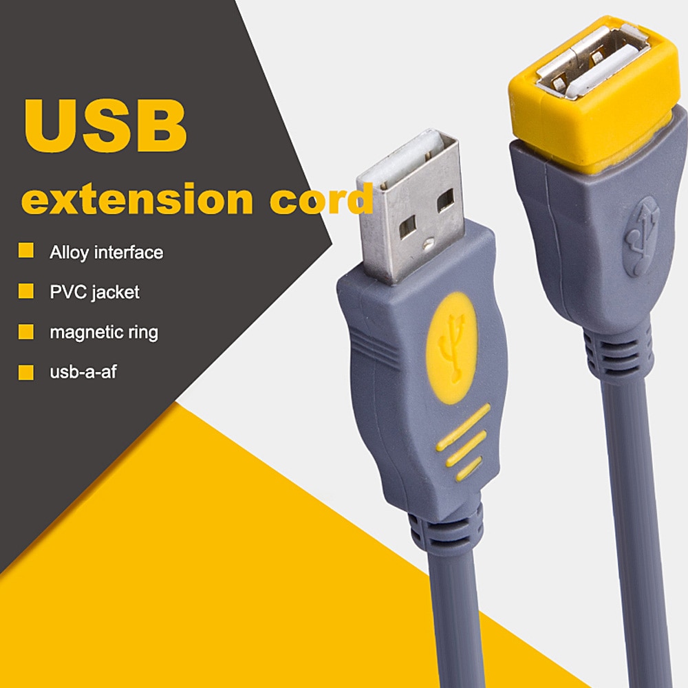 USB cable extension10m 5M 3M 1.5M A Male to Female Cable Super Fast Extension Digital Data USB Data Sync Transfer For PC Lapt