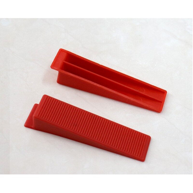 100pcs Wedges Plastic Ceramic Tile Leveling System Tiling Floor Wall Carrelage Spacers Locator Leveler Level Construction Tool