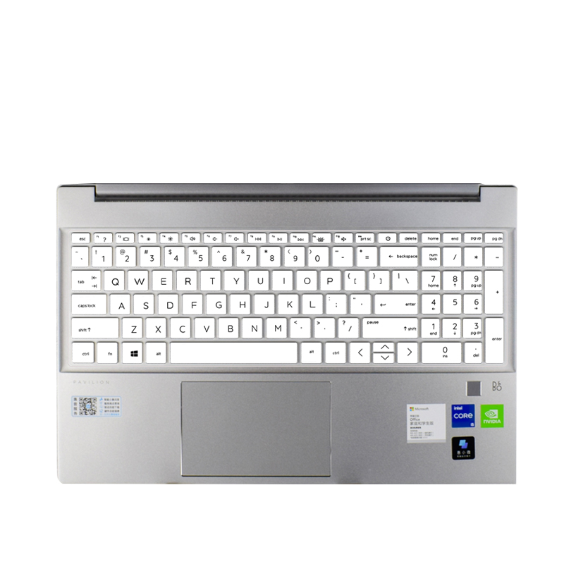 Keyboard Cover Skin Silicone Laptop 15.6 For Hp Pavilion 15-Eg0012nk 15-Eg0037tx 15-Eg0073cl 15-Eg0034tx 15-Eg0109tx 15-Eg Serie