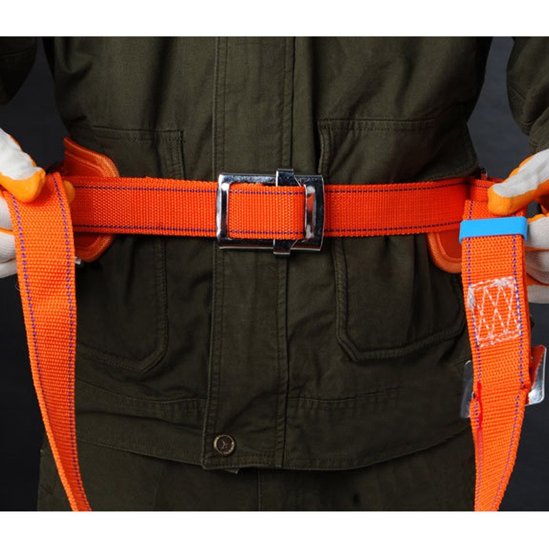 Electrician Work Safety Belt Fall Prevention Construction Single Waist Safety belts Double Hook Dual Control Dual Protection