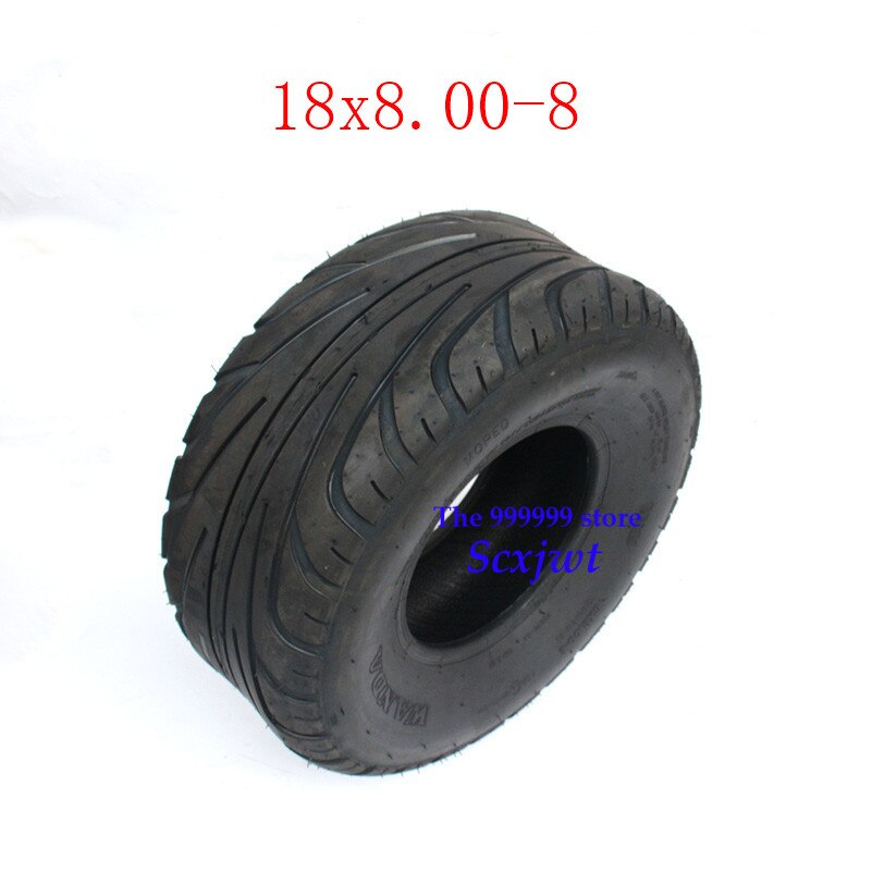Modified 18X8.00-8 inch vacuum tyres 205/60-8 tubeless tires for Harley Electric Vehicle 8 inch ATV Go-kart thickening Road tire