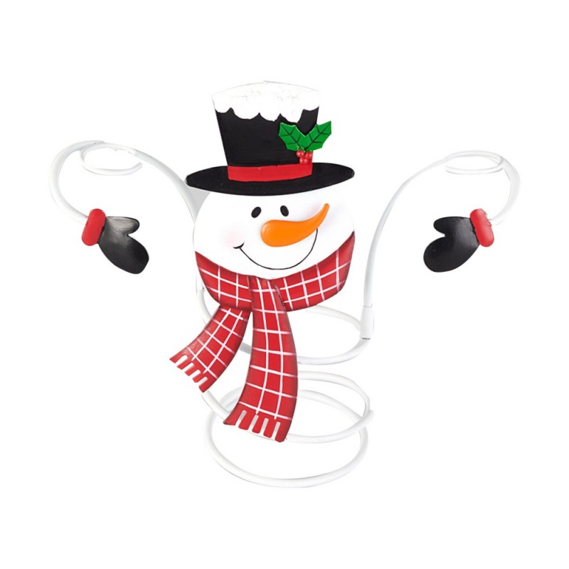 Portabottiglie di vino di natale portabicchieri di babbo natale casa desktop calice espositore ornamenti per decorazioni natalizie: A