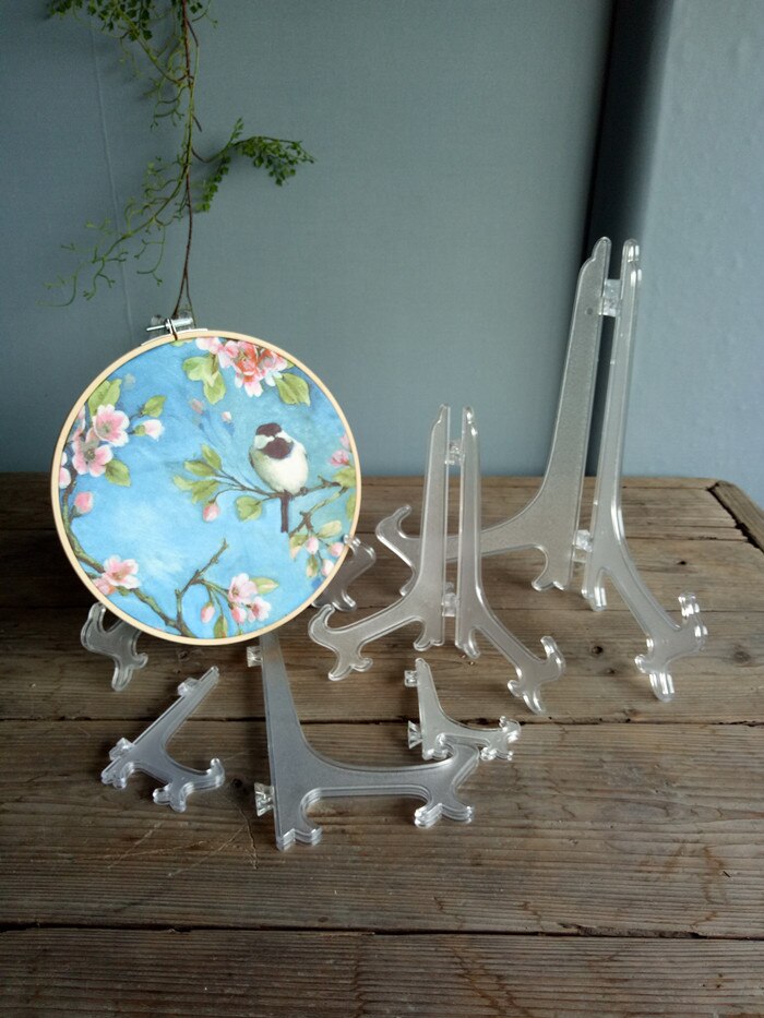 Jewelry display rack base card slot plastic products