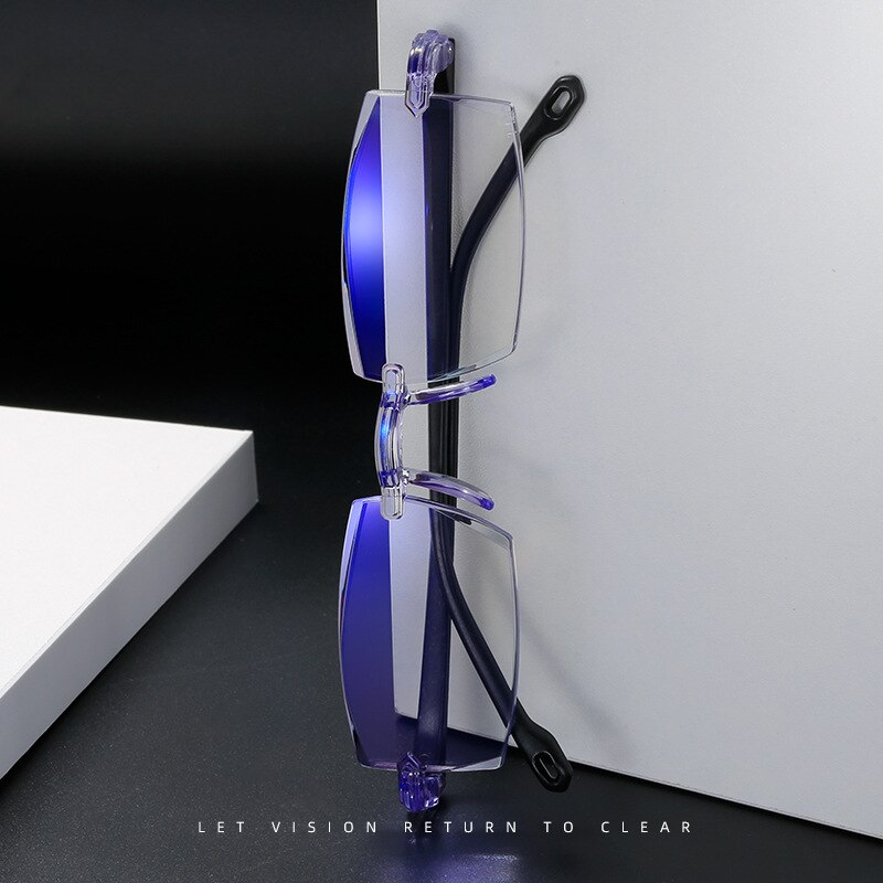Gafas graduadas para miopía, lentes ópticos de negocios recortados, Anti-1,0-1,5-2,0-2,5-3,0-3,5-4,0