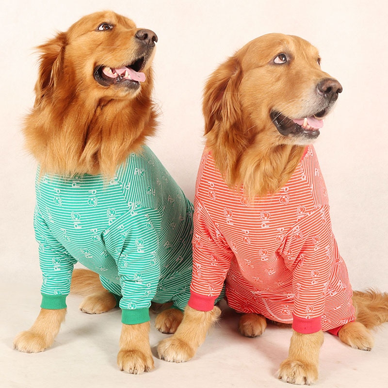 Big Dog Pajamas Jumpsuit Large Dog Clothes Bog Girl Dog Clothing Golden Retriever Husky Labrador Samoyed Pet Outfit Jumpsuit