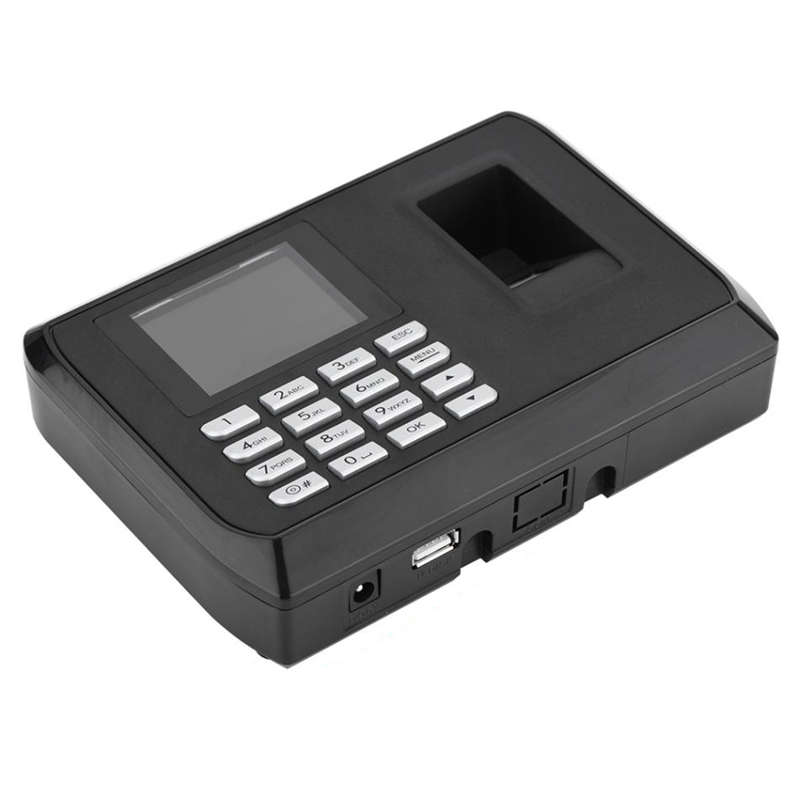 1.8Inch Tft Color Screen Biometric Fingerprint Attendance Employee Machine Time Clock Recorder With Usb Driver Flash Eu Plug