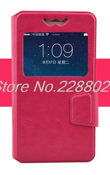 universal holster pu Leathe phone Case for Doogee F7 Pro T6 X6 Pro X6 Kissme DG580 F5 Y100 Plus HOMTOM HT6 S6000 T6 pro Y6: rose