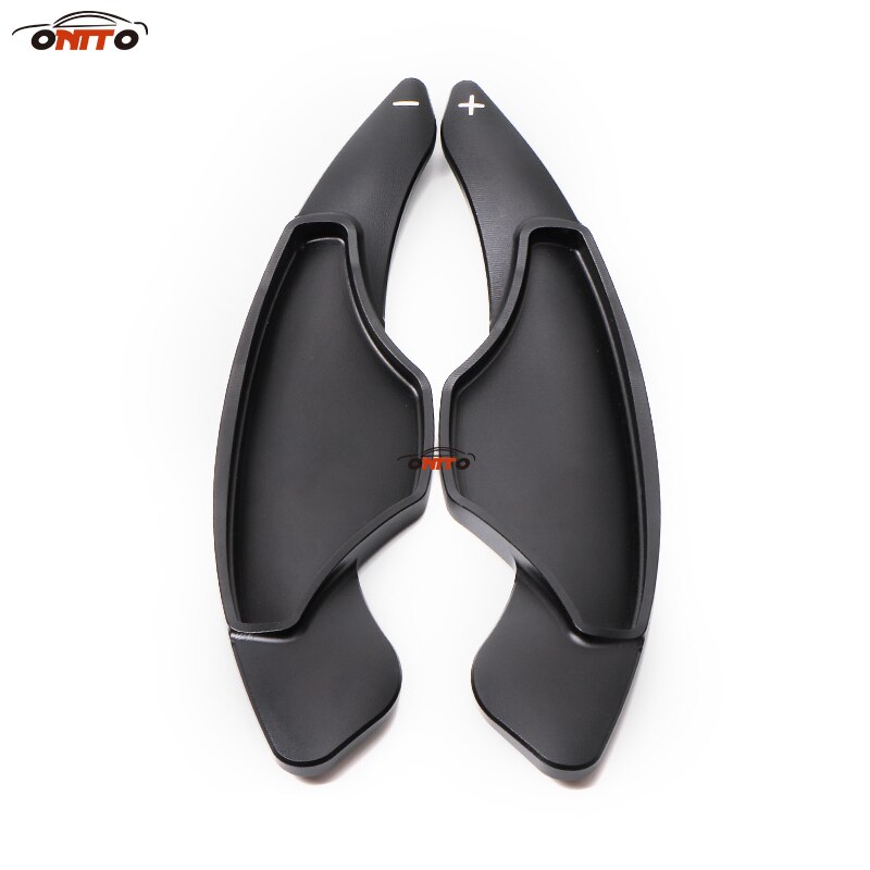 2 Stks/partij Auto Stuurwiel Shift Paddle Uitbreiding Shifter Accessoire Fit Voor Ats ATS-L CT6 40T CT6 28T auto Styling Rood/Zwart: Black