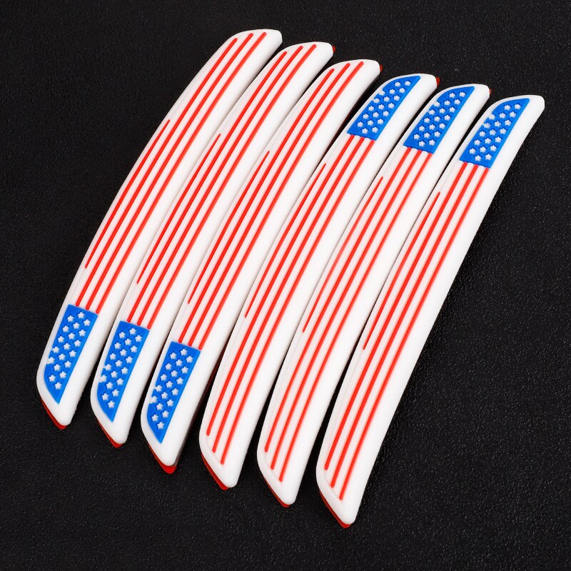 Protector de puerta de coche, 6 uds., para Borde de esquina, Protector de protección de moldura embellecedora, Protector de rayas, barra de Tope de puerta de coche: 9