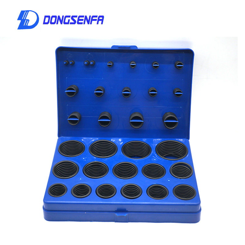 30 größe Nitril O Ring Dichtung Unterlegscheibe Schwarz Gummi Ring Bausatz Dichtung Dichtung Universal- Gummi verrotten/Blau/Gelb sortiment einstellen Bausatz Kasten: NBR-B-363Stck