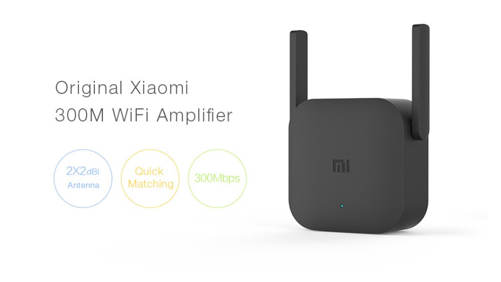 Xiaomi wifi forstærker pro 300m signal forbedret repeater trådløs modtagende netværk routing udvidelse wifi ekspander