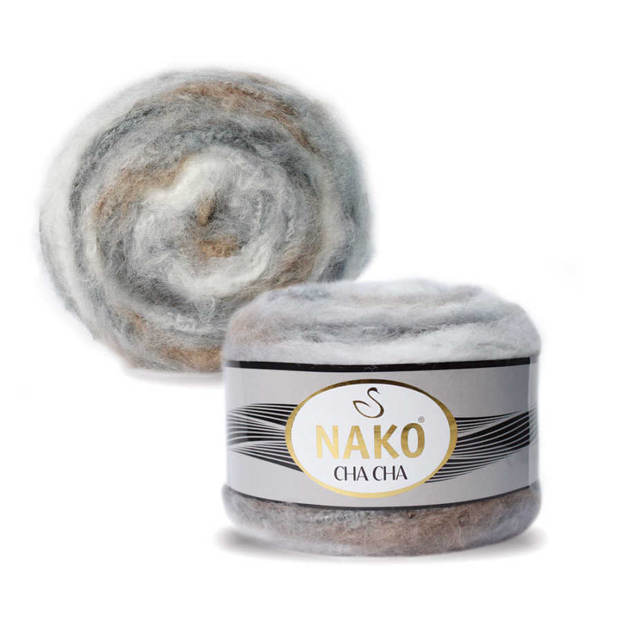 Premium Knitted Yarn - 9 Color Options - 105 Meters(150gr) - Knitting Yarn Ball - Nako Cha Cha - Acrylic - Cardigans - Sweaters - Shawls - Blouses - Scarf - Beanie - Home Textiles - Autumn - Winter - Accessories - DIY: 87088