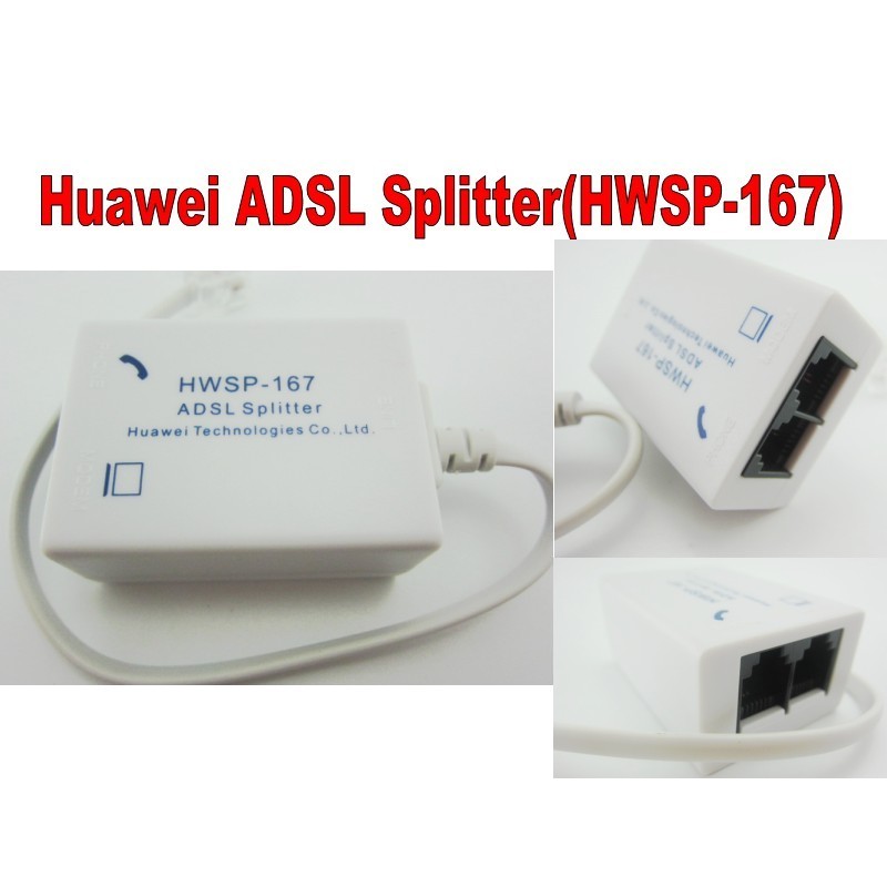 Een paar Huawei HWSP-167 adsl splitter