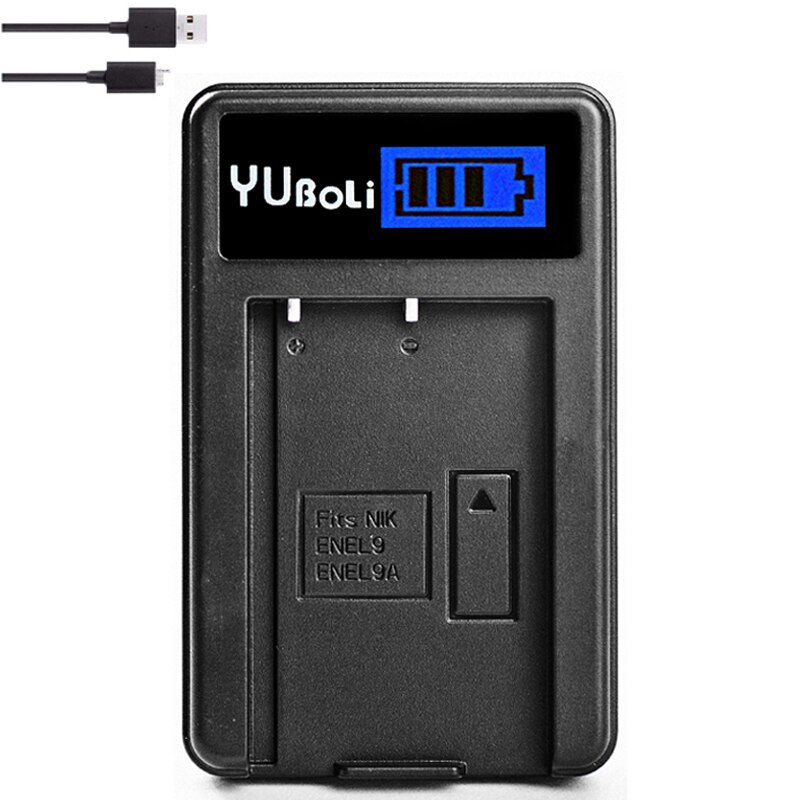 Batterie pour appareil photo Nikon, EN-EL9A EN-EL9, EL9, el9a, ENEL9, D40, D40X, D60, D3000, D5000, L15: charger only