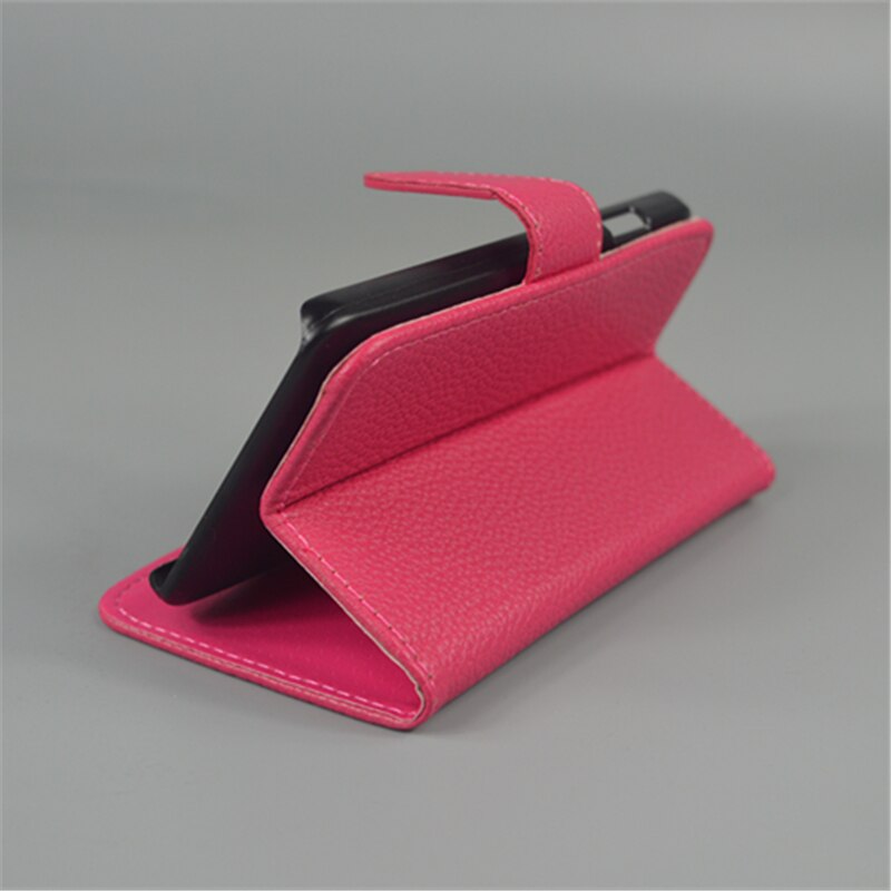 For LG K8 Lte K350 K350E K350N 5.0" K 8 4G Lichi Texture Leather Case Pouch Flip case with 2 Card Holder and pouch slot: rose 1