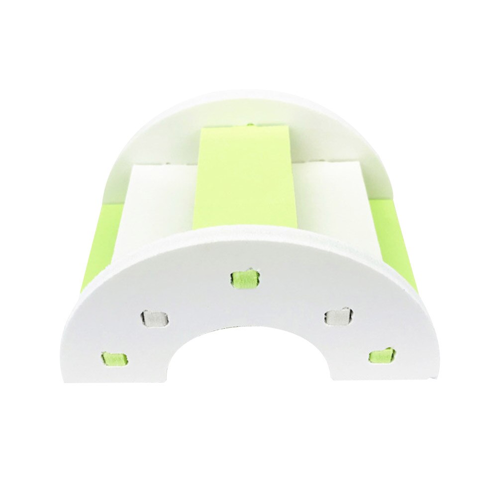 Ratón pequeño de PVC para hámster, juguete para escalar, puente con escaleras: Green White
