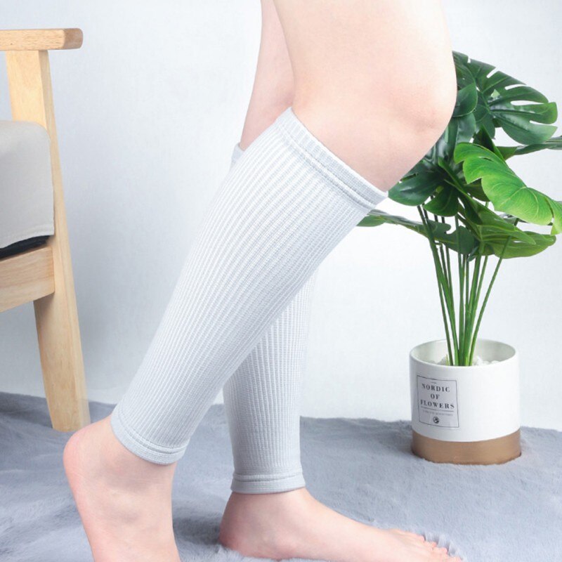 2PCS Calf Compression Sleeve Gym Sport Calf Relief Pain Socks Protector Varicose Veins Running Basketball Shin Guard Leg Warmers