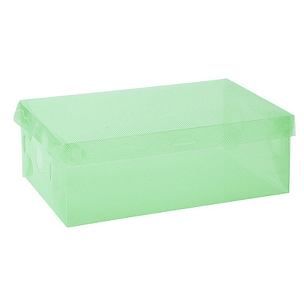 Candy Kleur Clear Plastic Schoenendoos Dame Stapelbaar Schoenen Opbergdoos Lade Unit