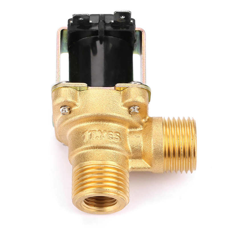 Ball Valve Brass AC220V G1/2 Normal Closed Pilot-operated Water Inlet Electric Solenoid Valve Electric Magnetic Valve