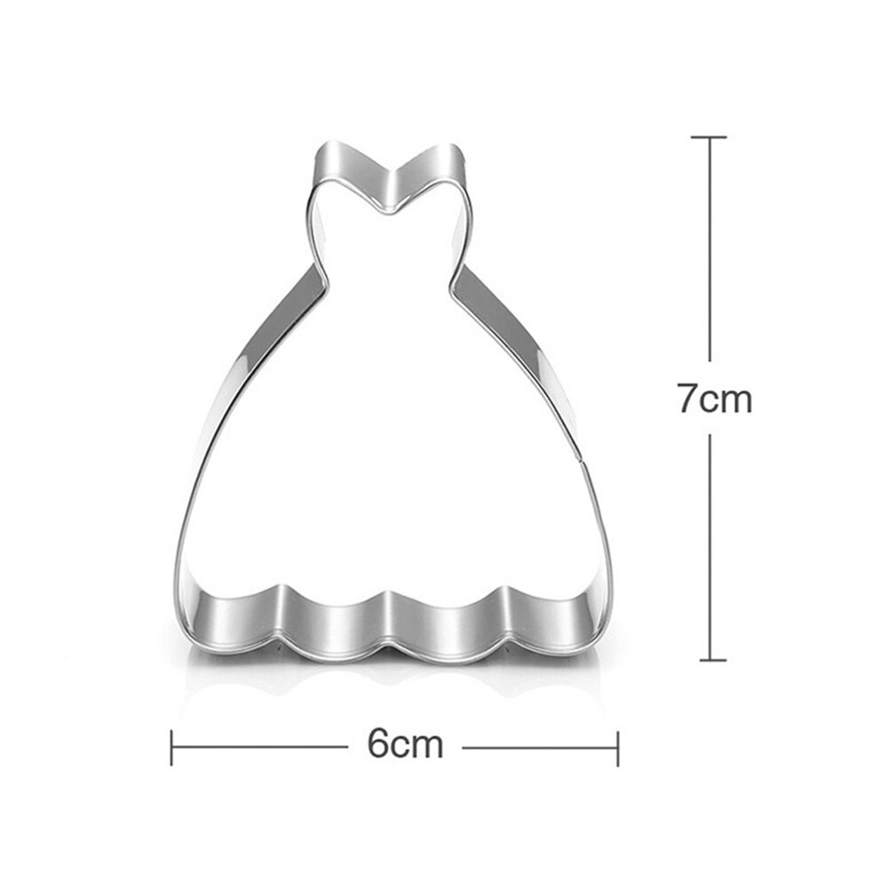 Cartoon Muzieknoot Cakevorm Rvs Trouwjurk Cookie Cutter Biscuit Fondant Bakken Tool