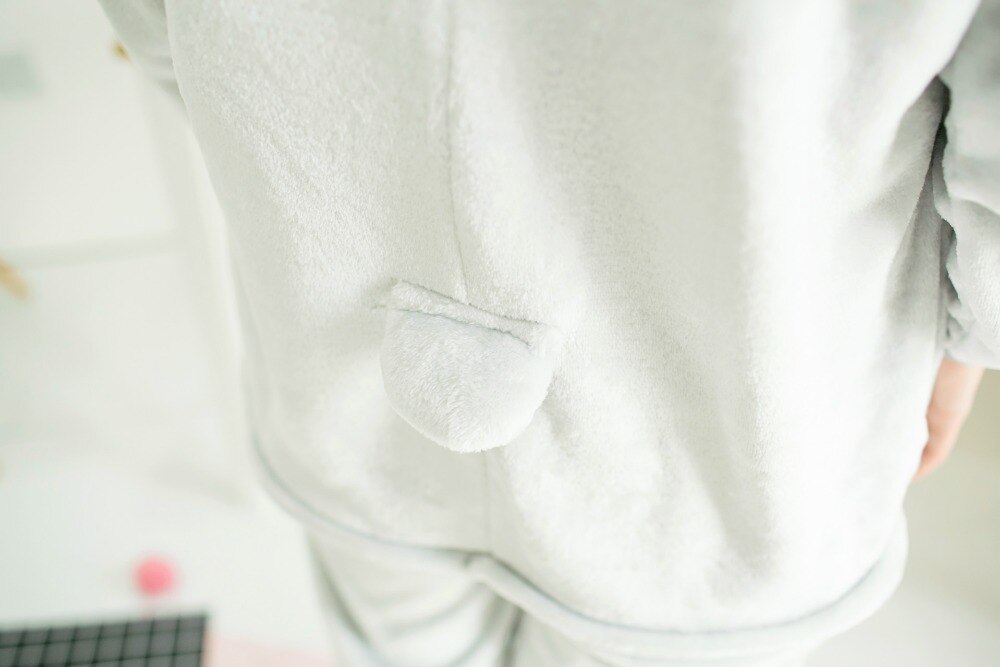 Kigurumi Koala-Pijama de una pieza con capucha y manga larga para adultos, pijama de una pieza con capucha, de franela, para adultos